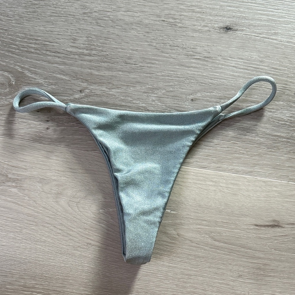 Andi Bagus Blue Thong Bottoms